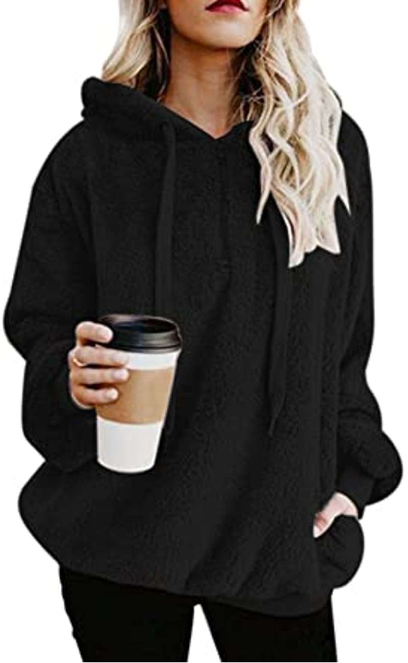 Century Star Women's Fuzzy Hoodies Pullover
